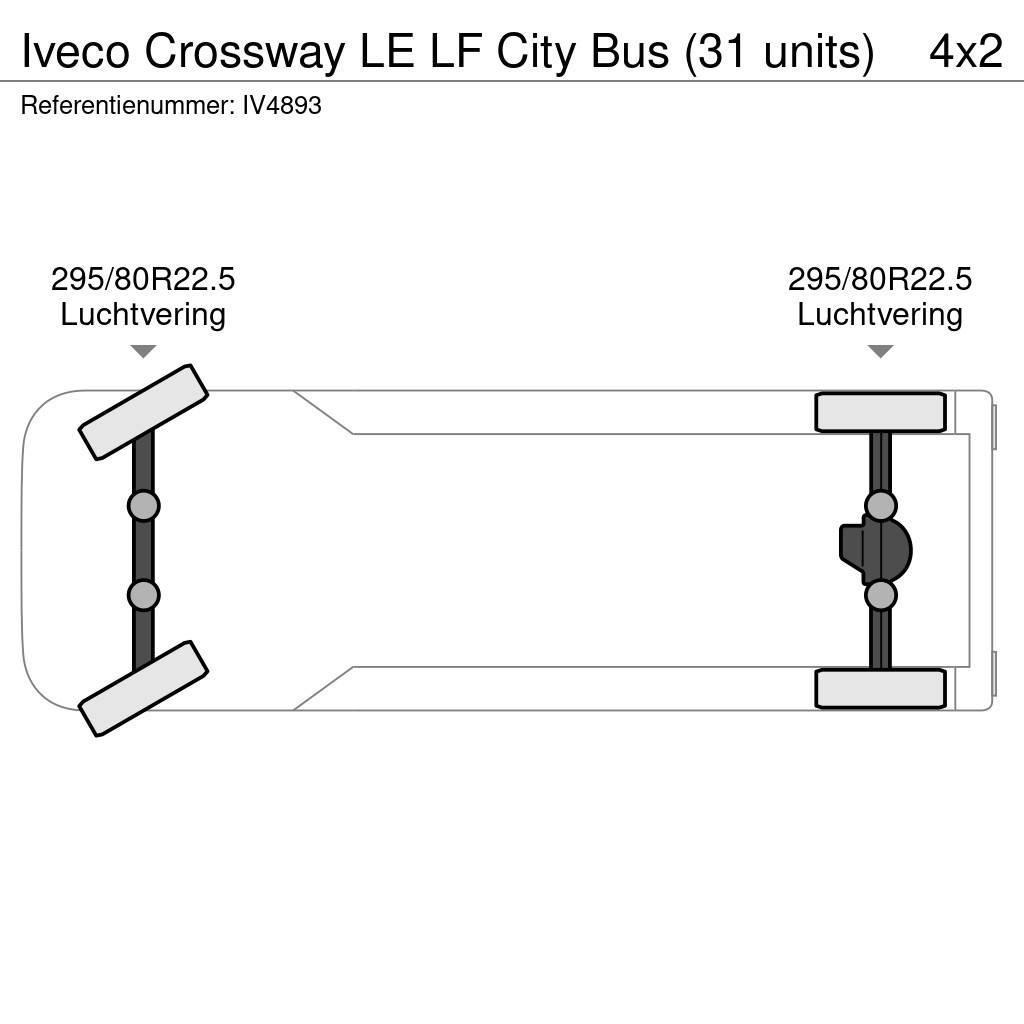 Iveco Crossway LE LF City Bus (31 units) Autobus interurbain
