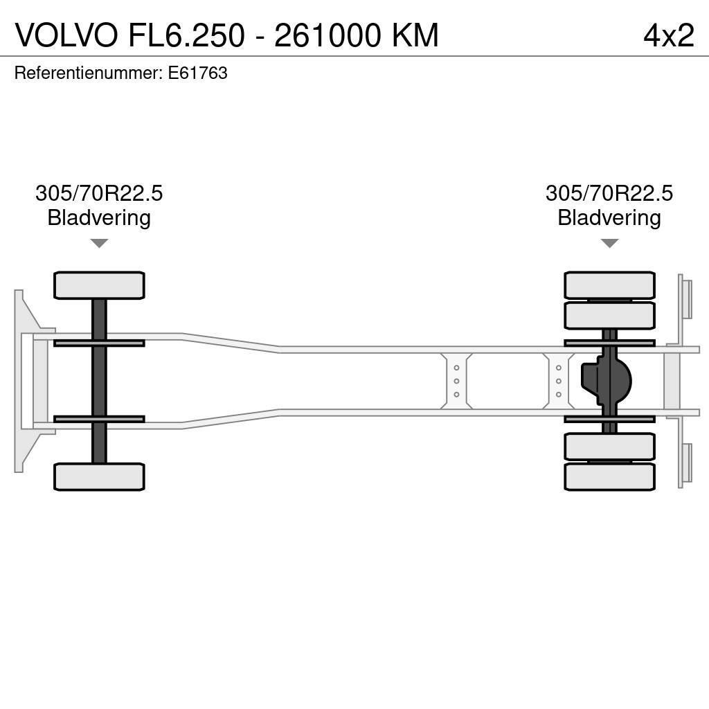 Volvo FL6.250 - 261000 KM Camion à rideaux coulissants (PLSC)