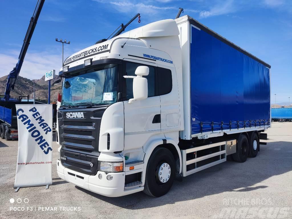 Scania R 500 6X2 TAUTLINER CAJA INTERCAMBIABLE Camion porte container