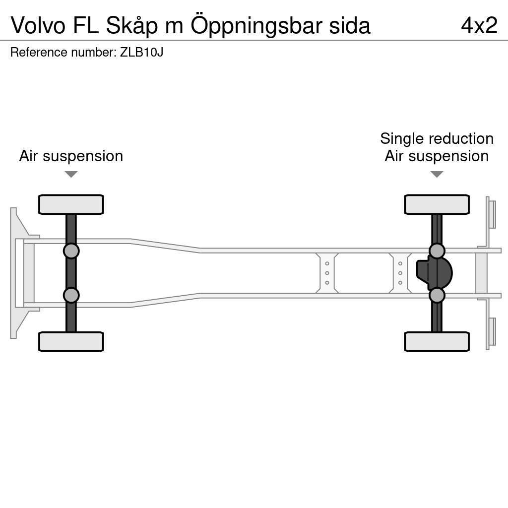 Volvo FL Skåp m Öppningsbar sida Camion Fourgon
