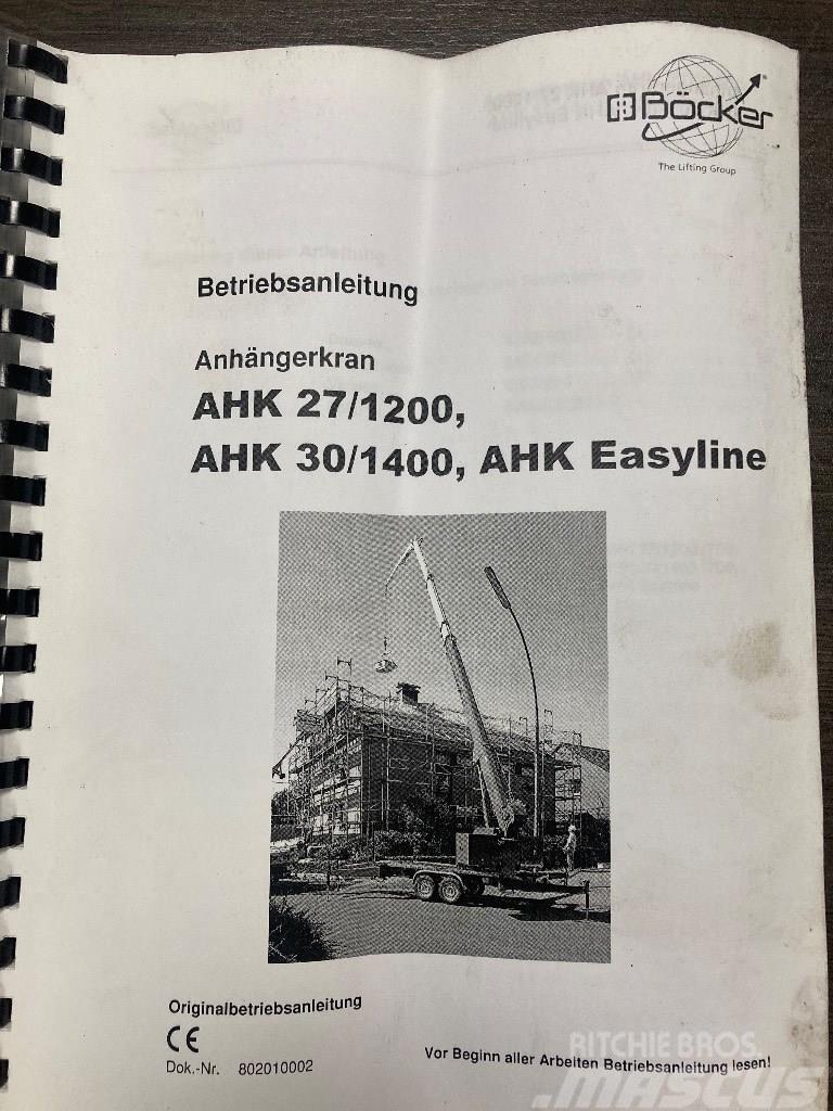 Bocker AHK 27/1200 Easyline Grues tout terrain