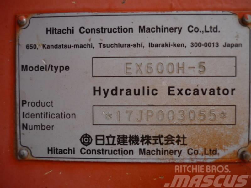 Hitachi EX 600 H-5 Pelle sur chenilles