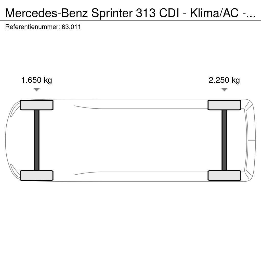 Mercedes-Benz Sprinter 313 CDI - Klima/AC - Joly B9 crane - 5 se Utilitaire benne