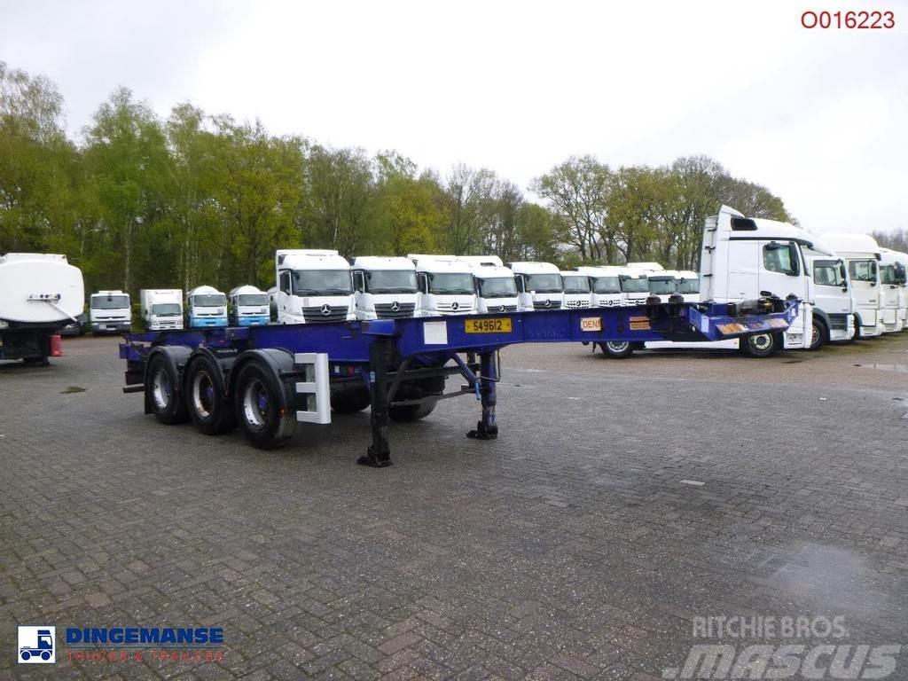 Dennison 3-axle container trailer 20-30-40-45 ft Semi remorque porte container