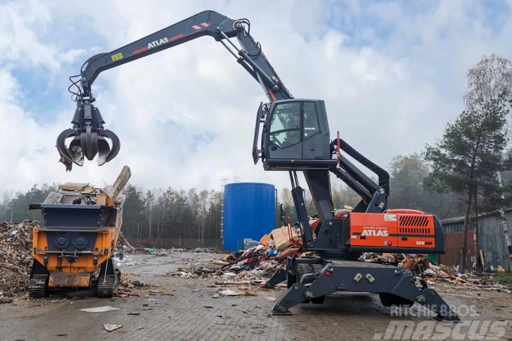 Atlas 250MH MASZYNA PRZEŁADUNKOWA MATERIAL HANDLER Pelle à déchets