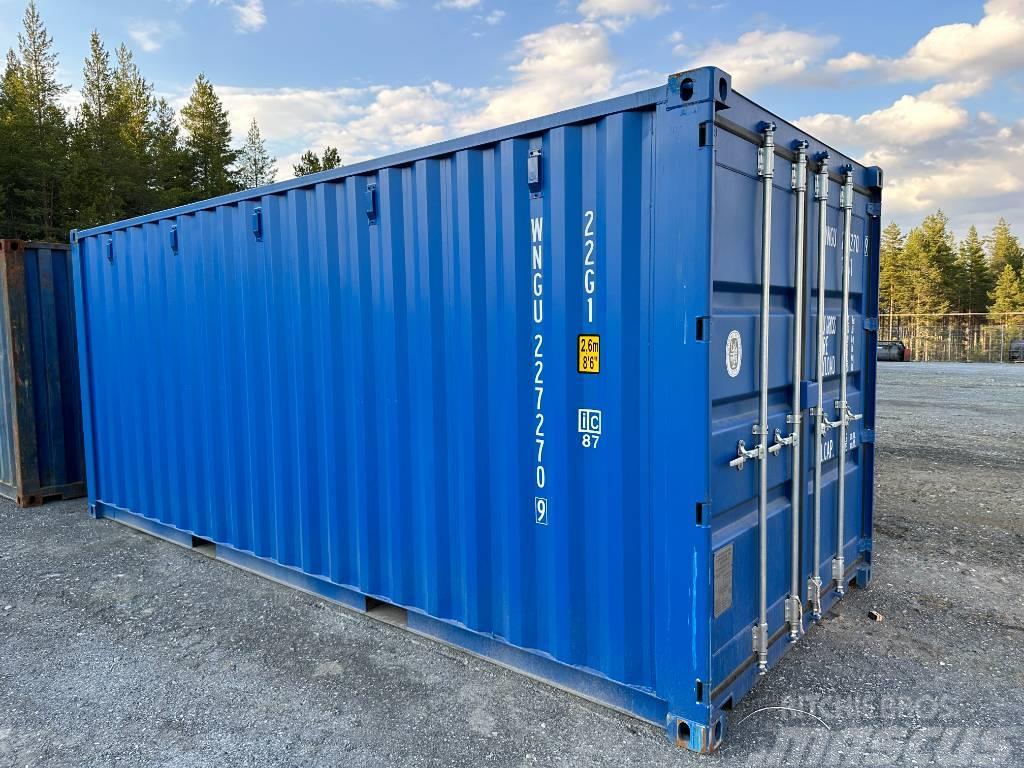  Sjöfartscontainer Container 20fot 20fots nya blå m Conteneurs d'expédition