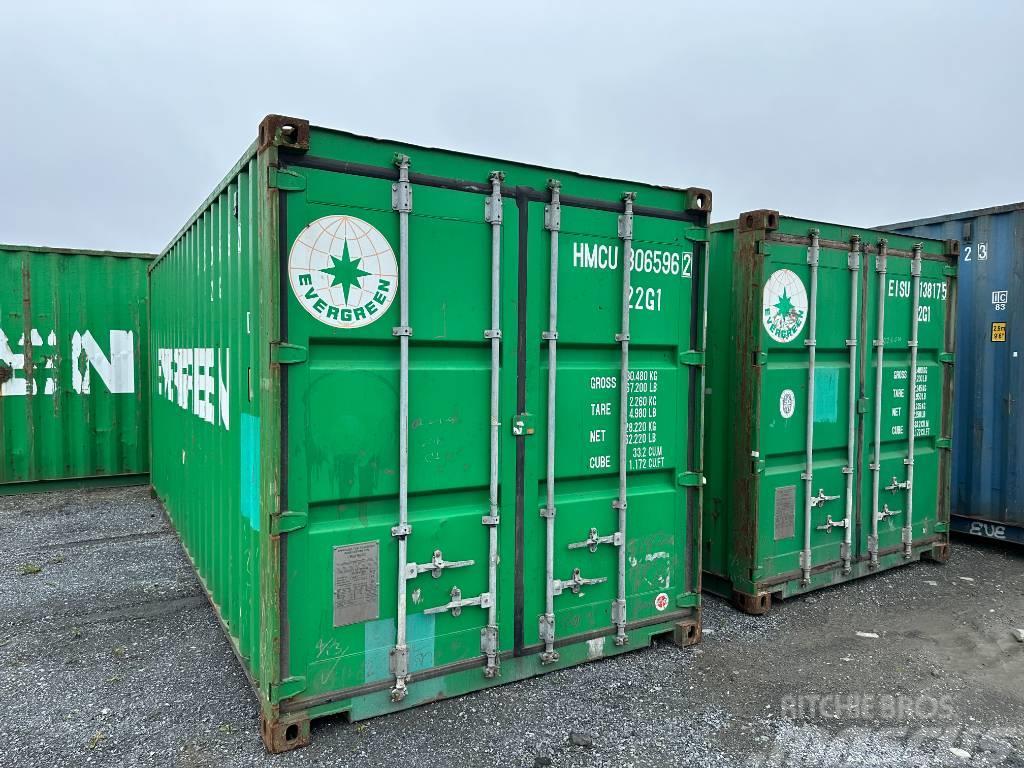  Sjöfartscontainer Container 20fot 20fots nya blå m Conteneurs d'expédition
