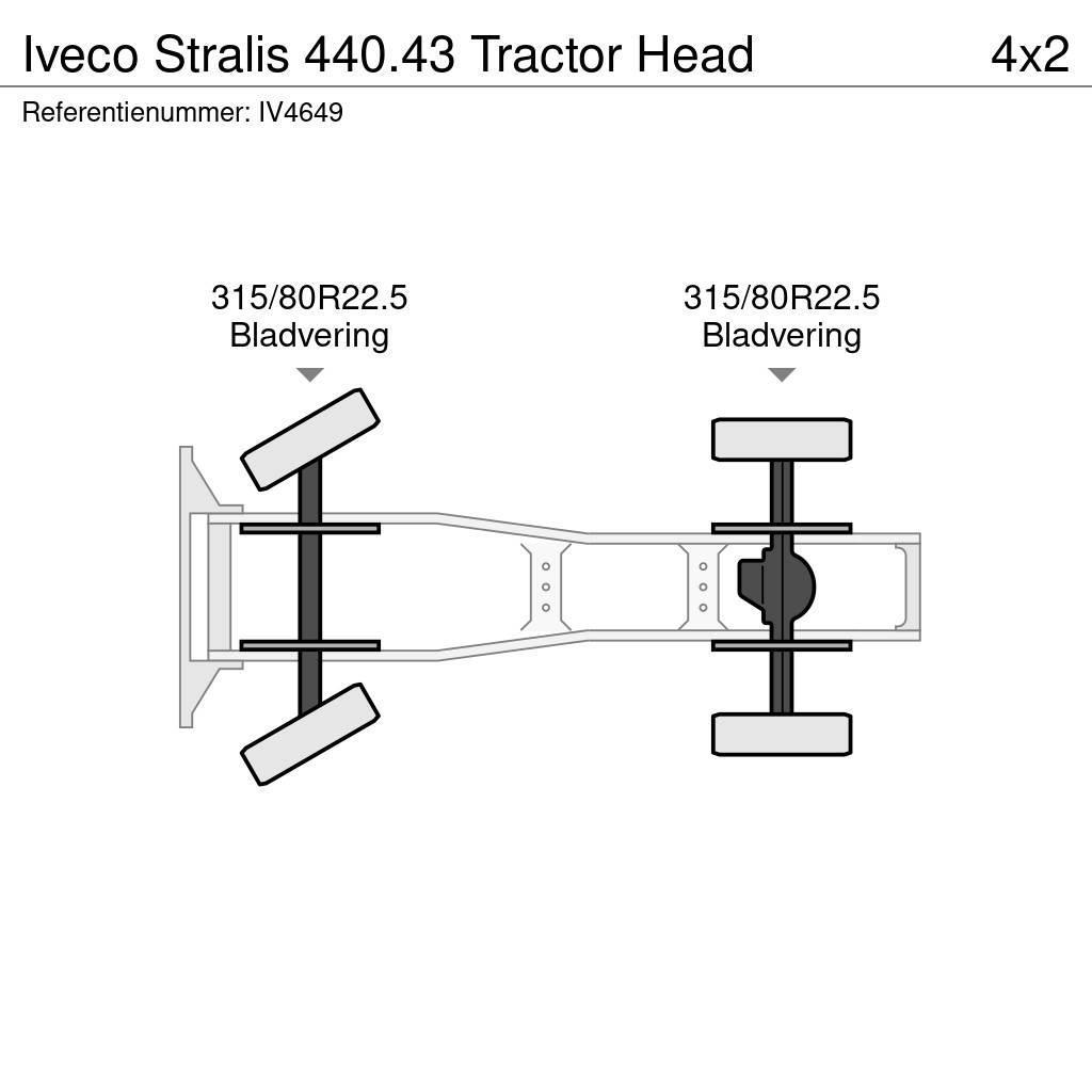 Iveco Stralis 440.43 Tractor Head Tracteur routier