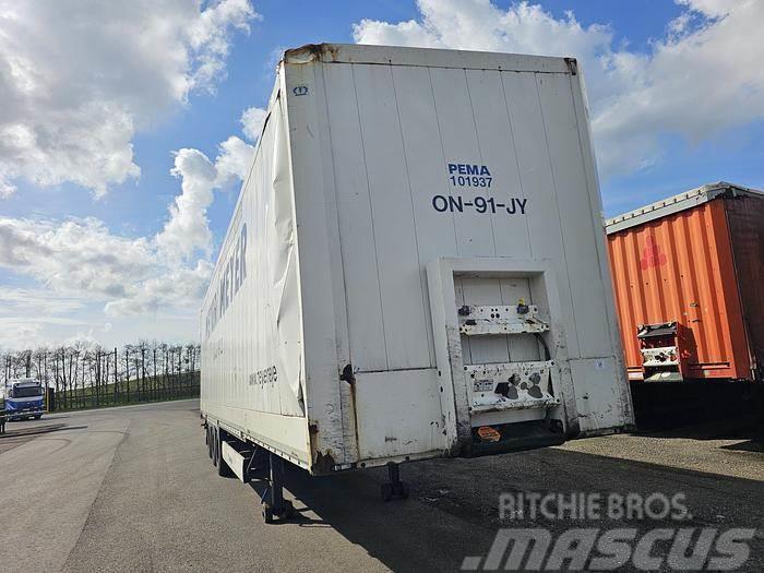Krone sd | 3 axle mega closed box trailer| damage in fro Autres semi remorques