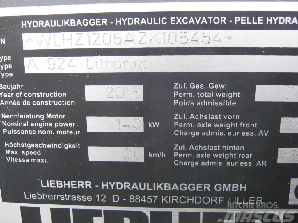 Liebherr A 924 Litronic Pelle sur pneus