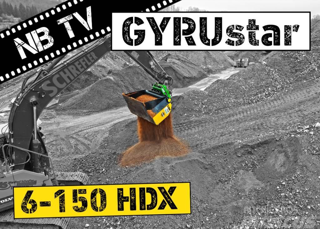 Gyru-Star 6-150HDX (opt Oilquick OQ70/50, Lehnhoff) Godets cribleurs