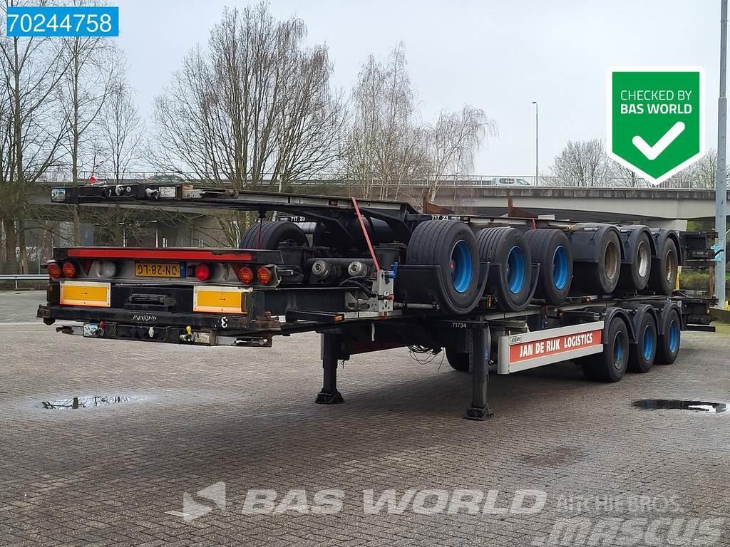  Hertoghs O3 45 Ft 3 axles 3 units 45 Ft more avail Semi remorque porte container