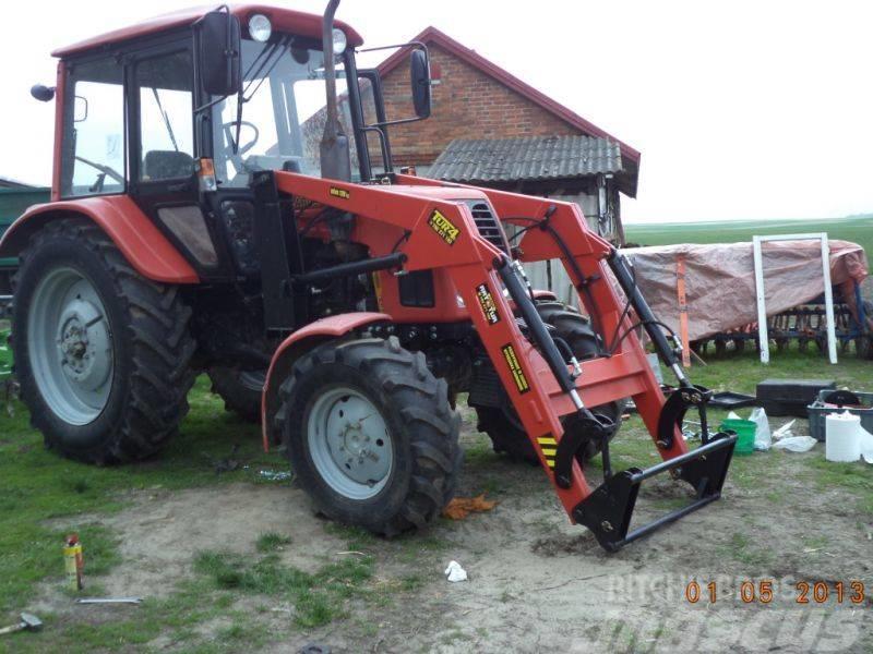 Top-Agro FRONT LOADER MTZ BELARUS, MTS Chargeur frontal, fourche