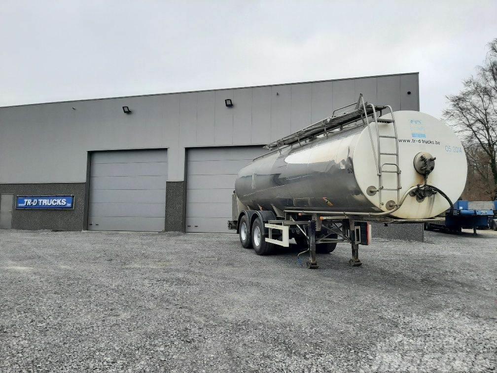 Maisonneuve TANK IN STAINLESS STEEL INSULATED - 25000 L Semi remorque citerne