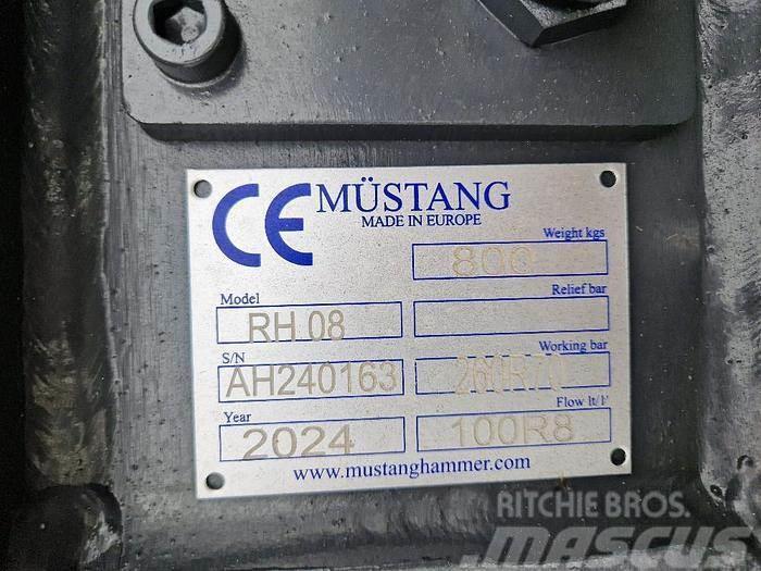 Mustang RH08 Abbruch-Pulverisierer Marteau hydraulique