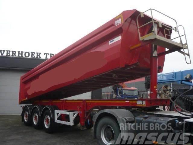 MOL 28m3 3 axle tipper trailer Alubox - Steelchassis ( Benne semi remorque