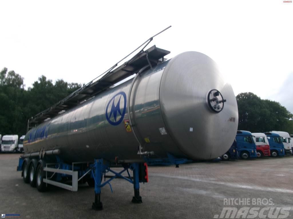 Magyar Chemical tank inox 32.5 m3 / 1 comp Semi remorque citerne