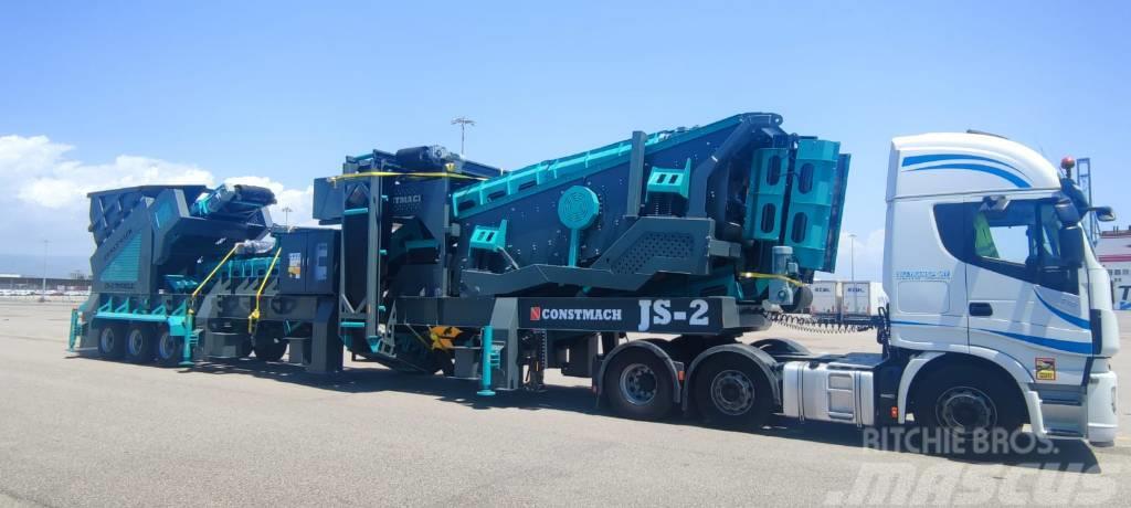Constmach 250-300 tph Mobile Impact Crushing Plant Concasseur mobile