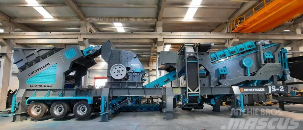 Constmach 250-300 tph Mobile Impact Crushing Plant Concasseur mobile