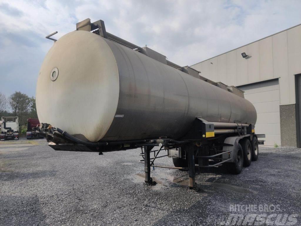 BSL CHEMICAL TANK IN STAINLESS STEEL - 29000 L - 5 UNI Semi remorque citerne