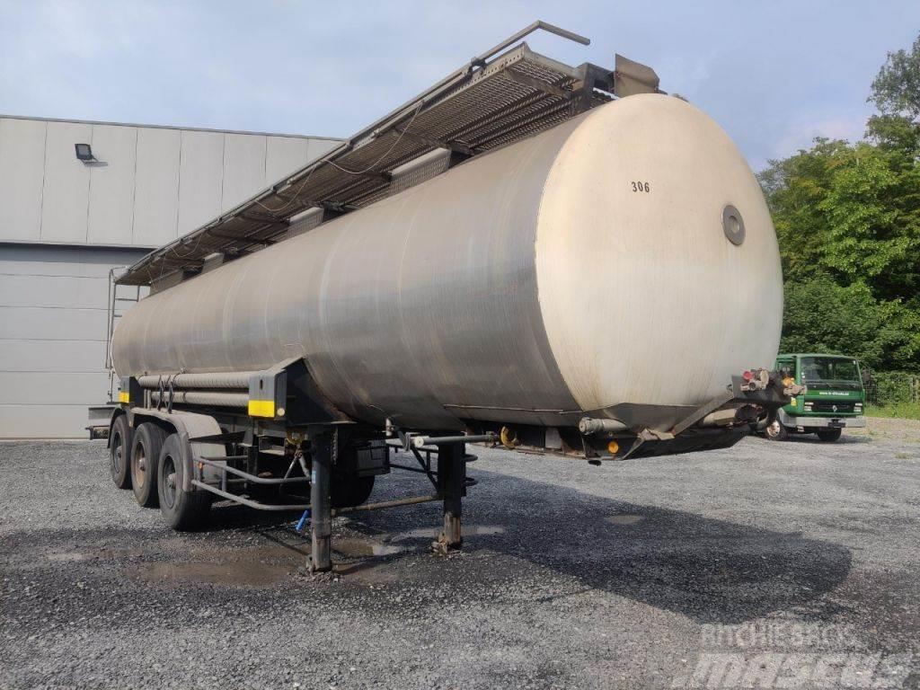 BSL CHEMICAL TANK IN STAINLESS STEEL - 29000 L - 5 UNI Semi remorque citerne