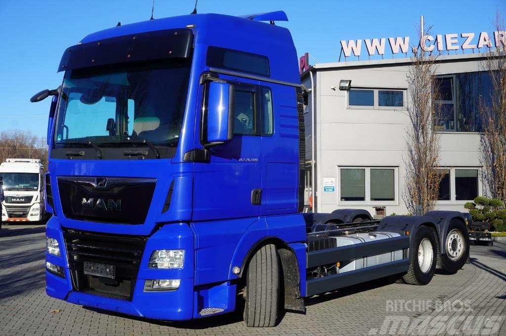MAN TGX 26.500 6×2 / E6 / 2018 / steering and lifting Châssis cabine