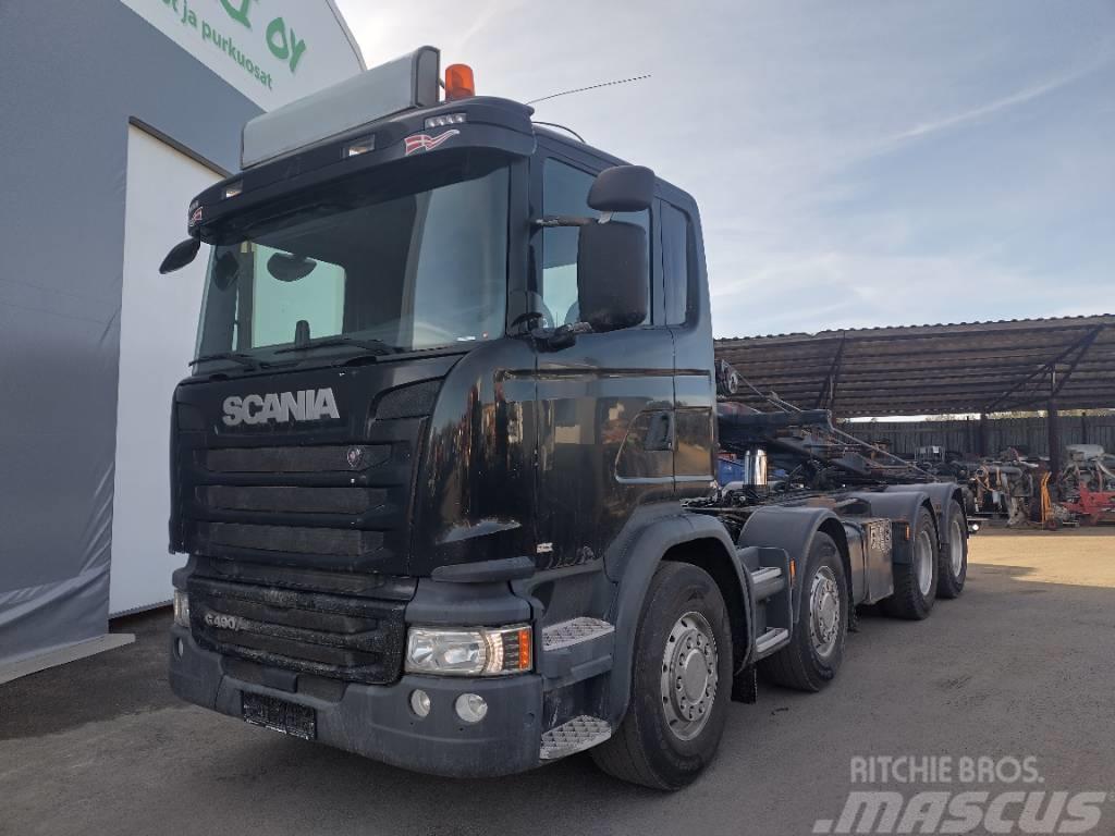 Scania R490 8x4 vaijerilaite,Euro6 Chariots à câble démontable