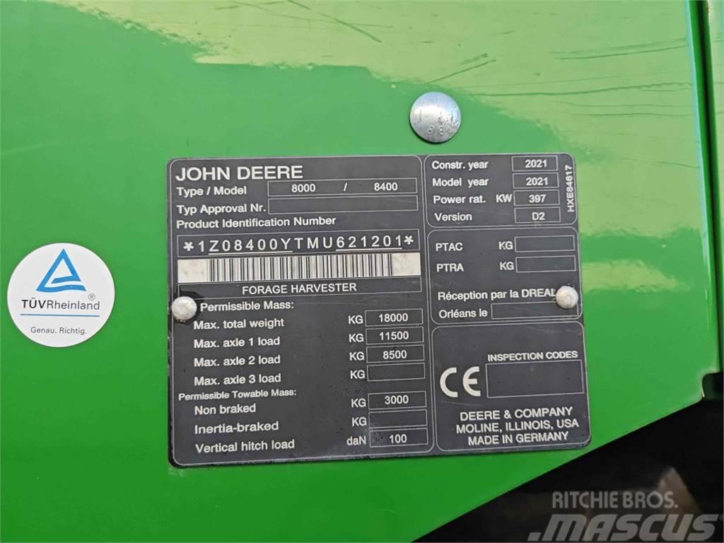 John Deere 8400i Ensileuse automotrice