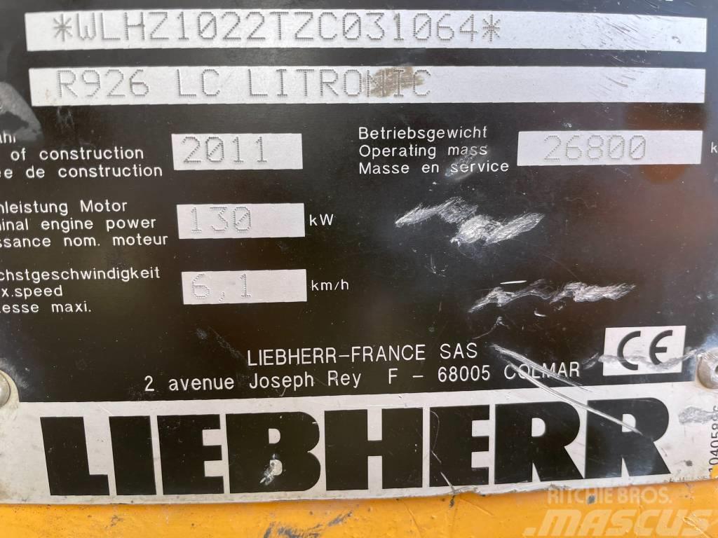 Liebherr R 926 LC Pelle sur chenilles