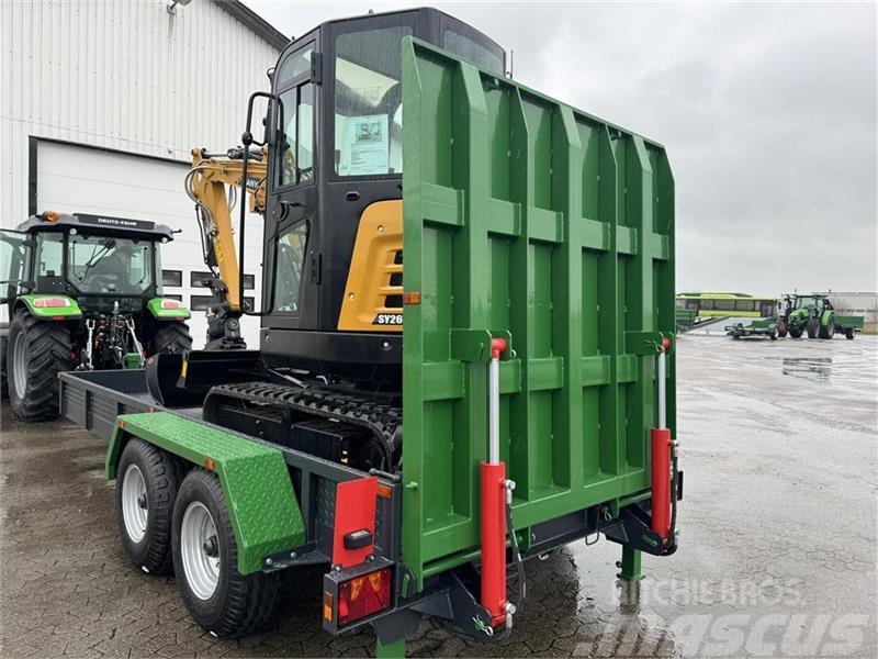 Agrofyn Trailers GreenLine 5 tons Lowbed Remorque multi-usage