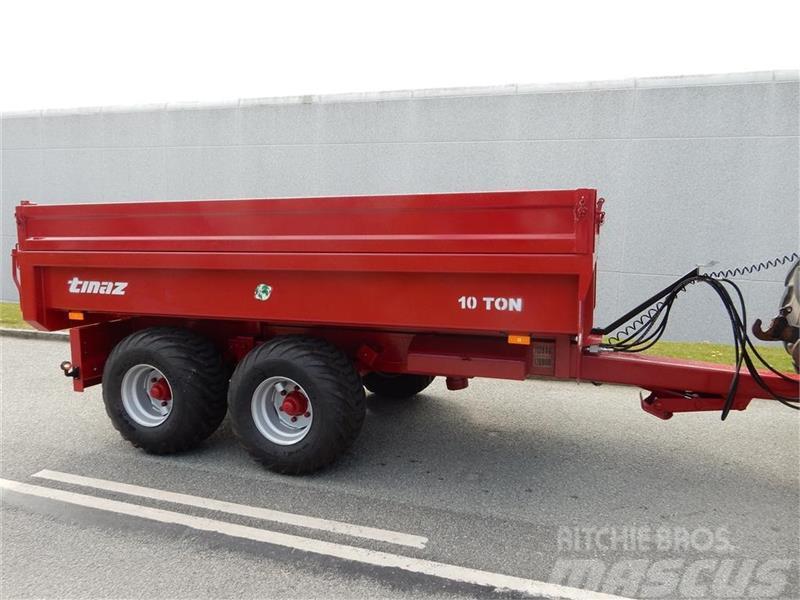 Tinaz 10 tons dumpervogn med slidsker Autres matériels d'espace vert