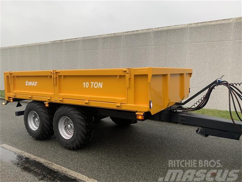 Tinaz 10 tons dumpervogn med slidsker Autres matériels d'espace vert