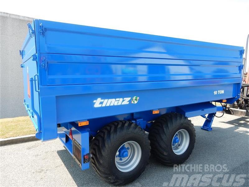 Tinaz 10 tons dumpervogn med 2x30 cm ekstra sider Autres matériels d'espace vert
