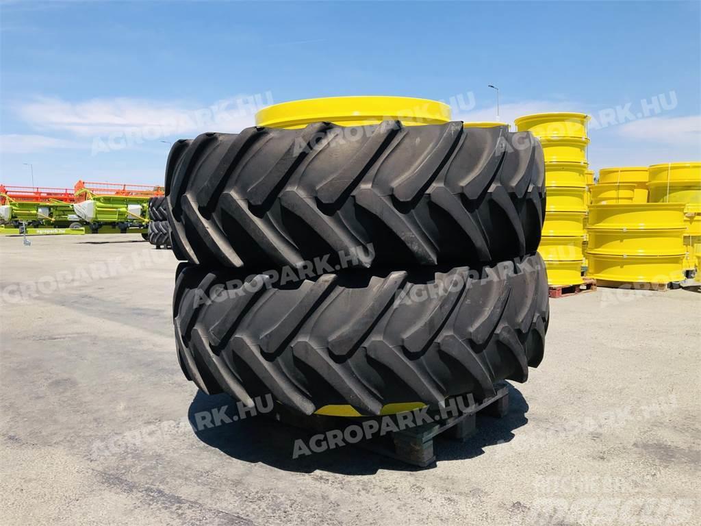  Twin wheel set with Alliance 520/85R38 tires Roues jumelées