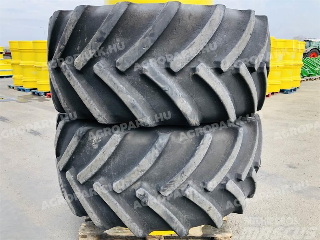  twin wheel set with Continental 650/65R34 tires Roues jumelées