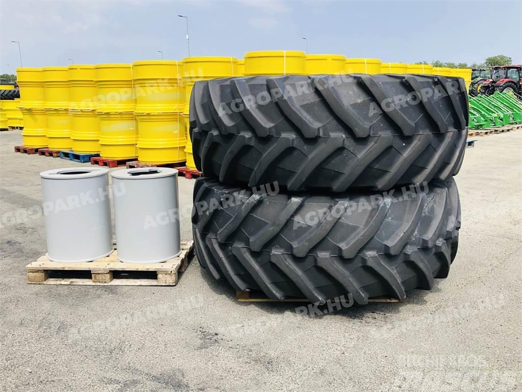  twin wheel set with Trelleborg 710/75R42 tires Roues jumelées
