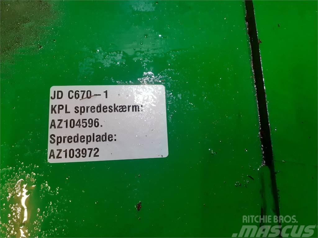 John Deere C670 Accessoires moissonneuse batteuse