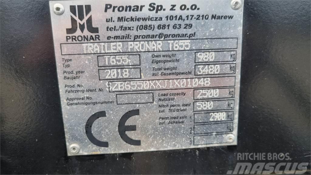Pronar T655- 3 VEJS TIPVOGN-DEMO Benne céréalière