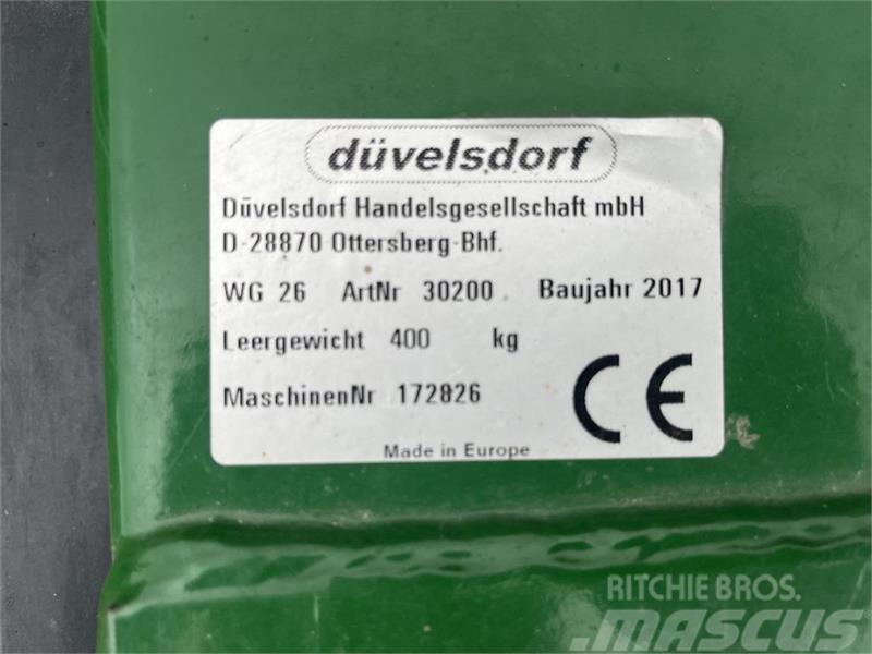 Düvelsdorf 2 M GRÆSMARKS-AFPUDSER Faucheuse