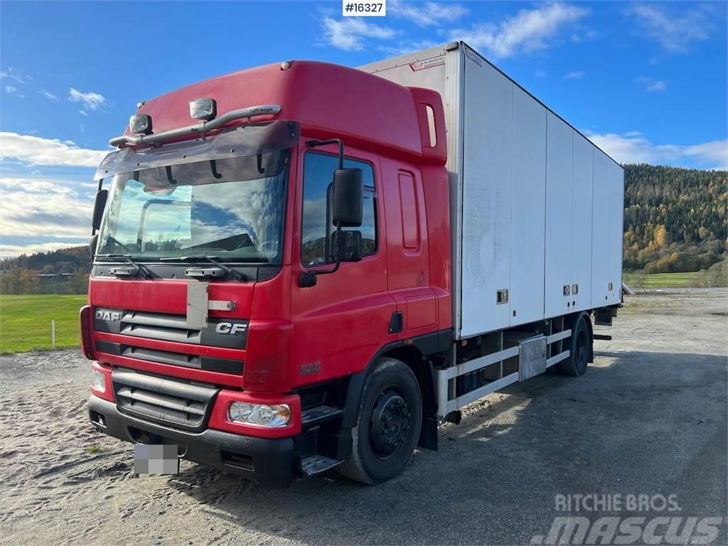 DAF CF75.360 4x2 box truck w/ full side opening Camion Fourgon