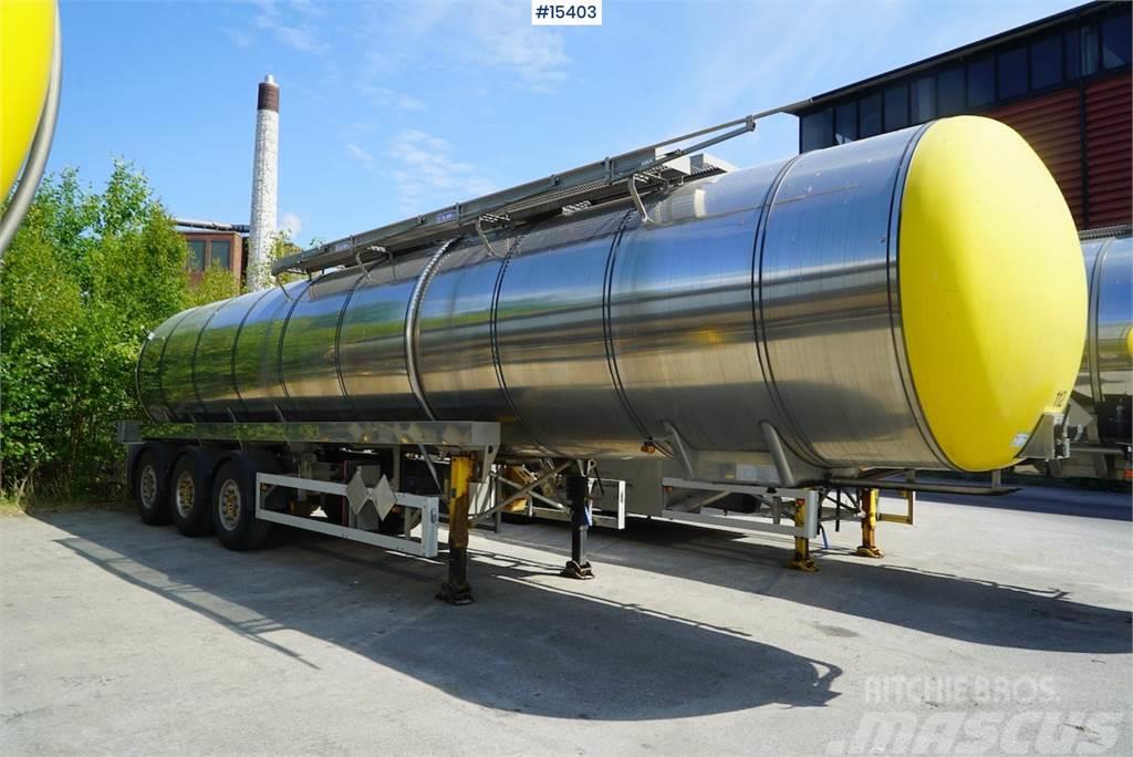 Feldbinder tank trailer. Approved for 3 years. Autre remorque