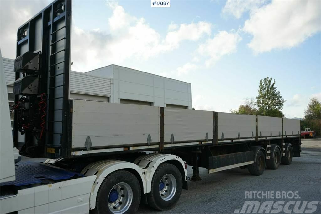 HRD Rettsemi with Tridec steering and 7,5 m extension. Autres semi remorques