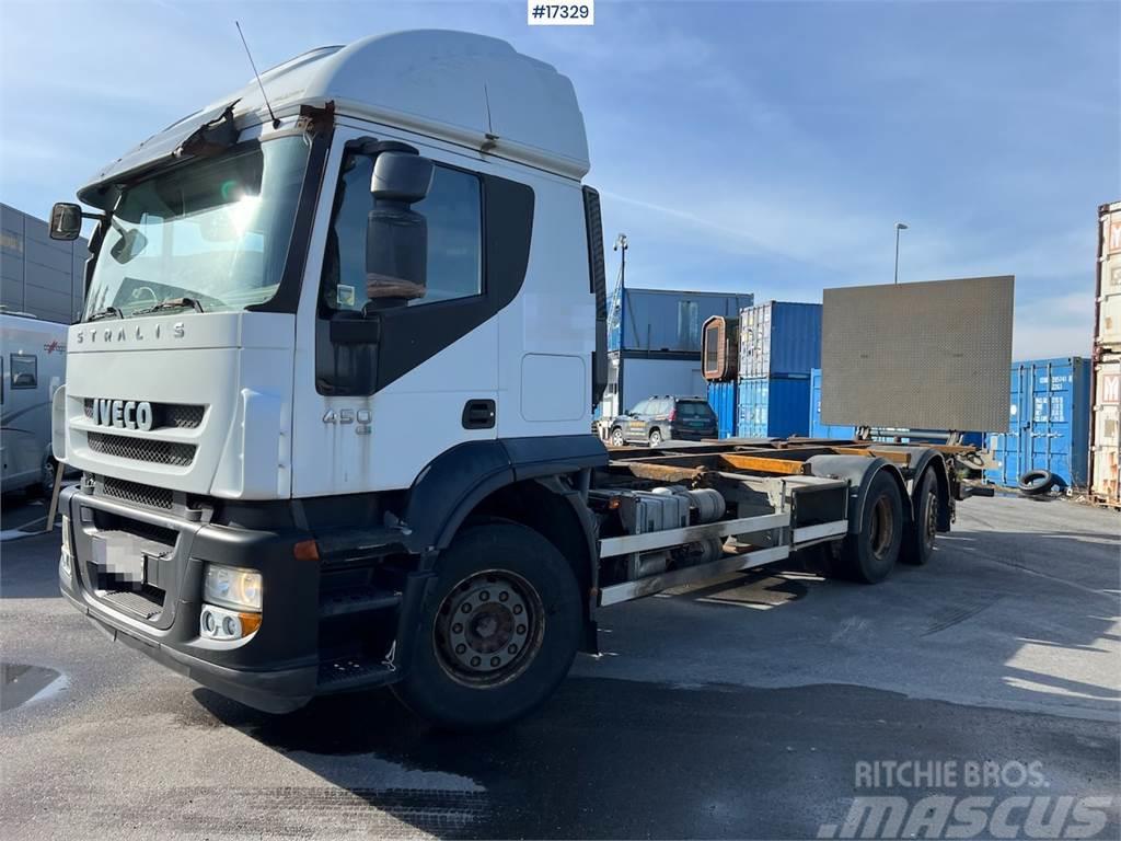 Iveco AT260S conteiner chassi 6x2 rep. Object Châssis cabine