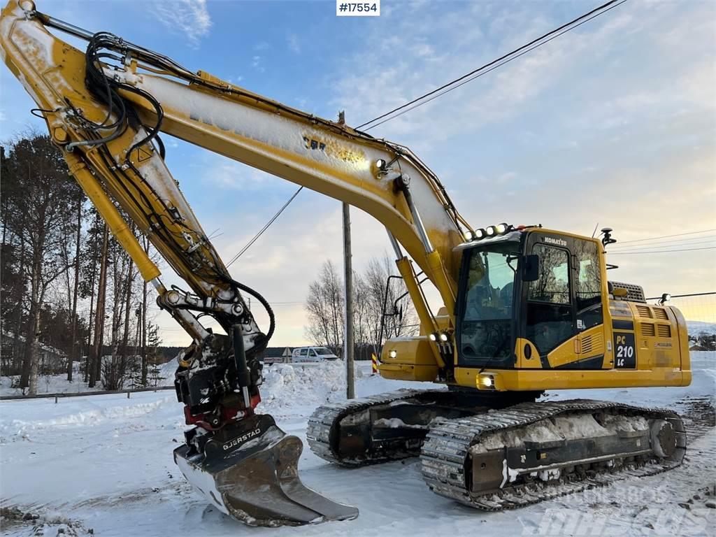 Komatsu PC210 crawler excavator WATCH VIDEO Pelle sur chenilles