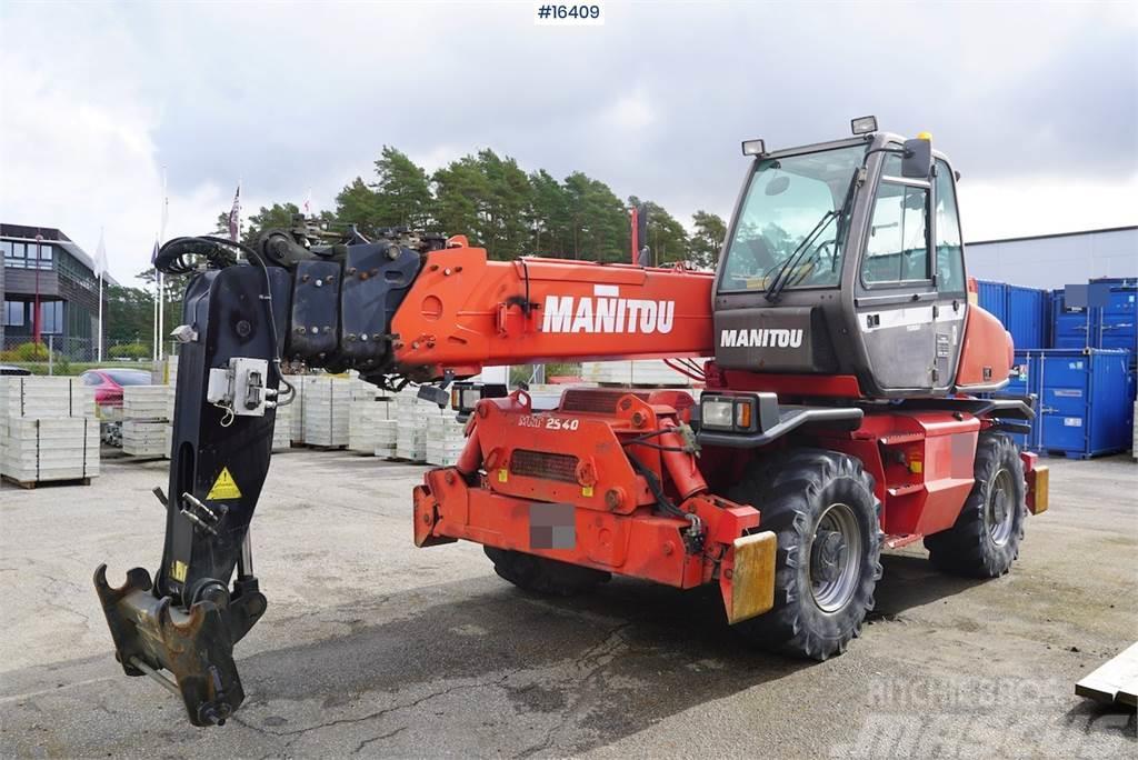 Manitou MRT 2540M with bucket and fork Chariot télescopique