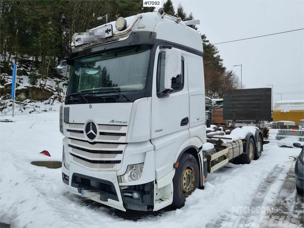Mercedes-Benz Actros 2551 container car for sale w/trailer Camion porte container
