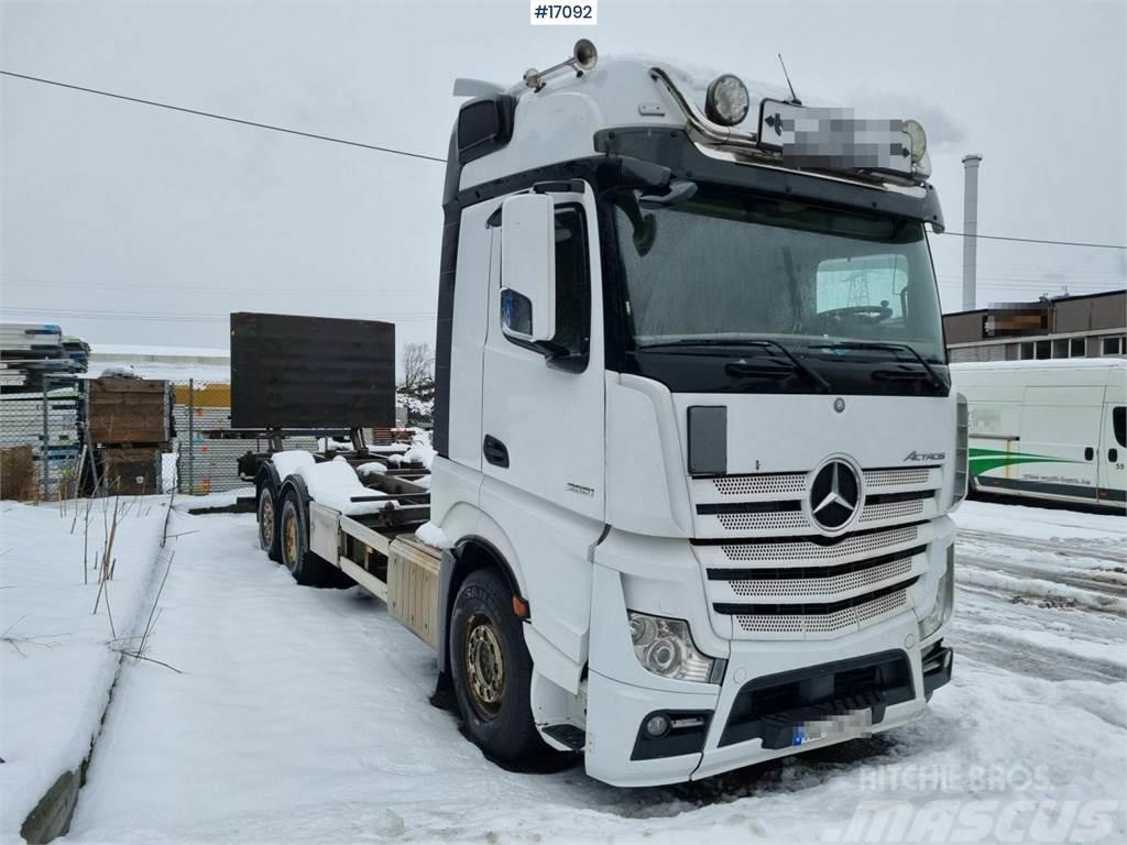 Mercedes-Benz Actros 2551 container car for sale w/trailer Camion porte container