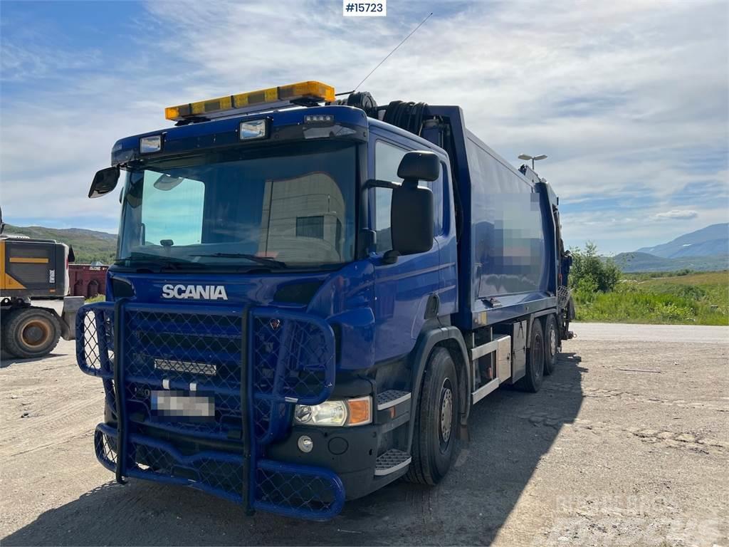 Scania P400 6x2 compactor truck, REP OBJECT Camion poubelle