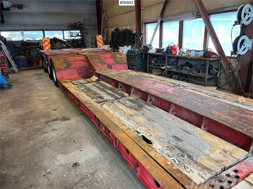 Vang Low boy trailer w/ extension and hydraulic widenin Autre remorque