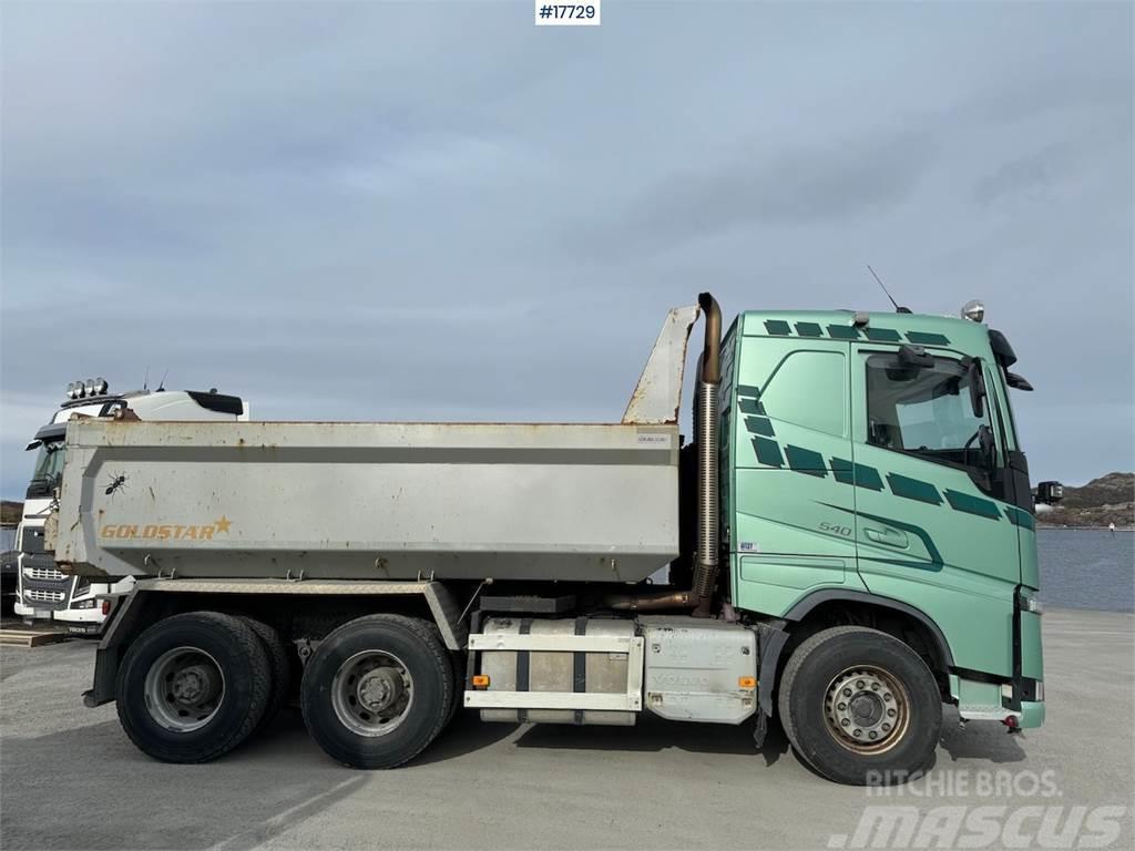 Volvo fh 540 6x4 plow rigged tipper. Euro 6. WATCH VIDEO Camion benne